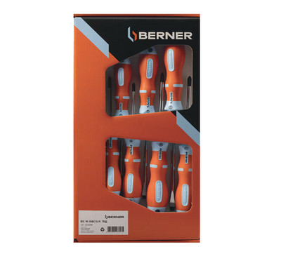 Schraubendreher-Sortiment 2K TOP, Schlitz   PH PZ 7 Einzelteile Berner