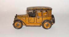 Rare Hubley Cast Iron Yellow Taxi Cab 8