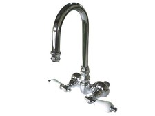 Kingston Brass CC76T Vintage Wall Mounted Clawfoot Tub Filler - Chrome