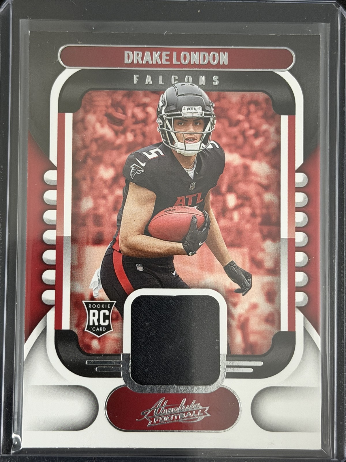 Drake London Panini Absolute Rookie Materials #ARM7 Base