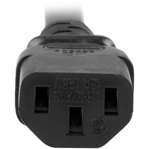 6ft (1.8m) Heavy Duty Extension Cord, IEC 320 C13 to IEC 320 C20 Black Extens... - Picture 2 of 2