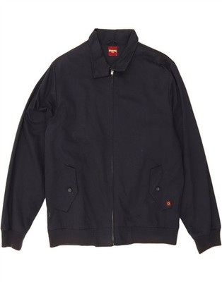Merc Herren Bomberjacke UK 38 Medium Navy Blau Baumwolle AO01