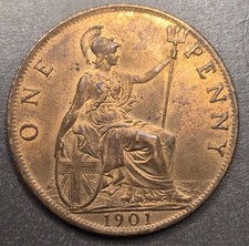 1901 1d/Penny Victoria High Grade