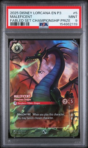 Maleficent - Monstrous Dragon graded PSA 9 for sale on eBay