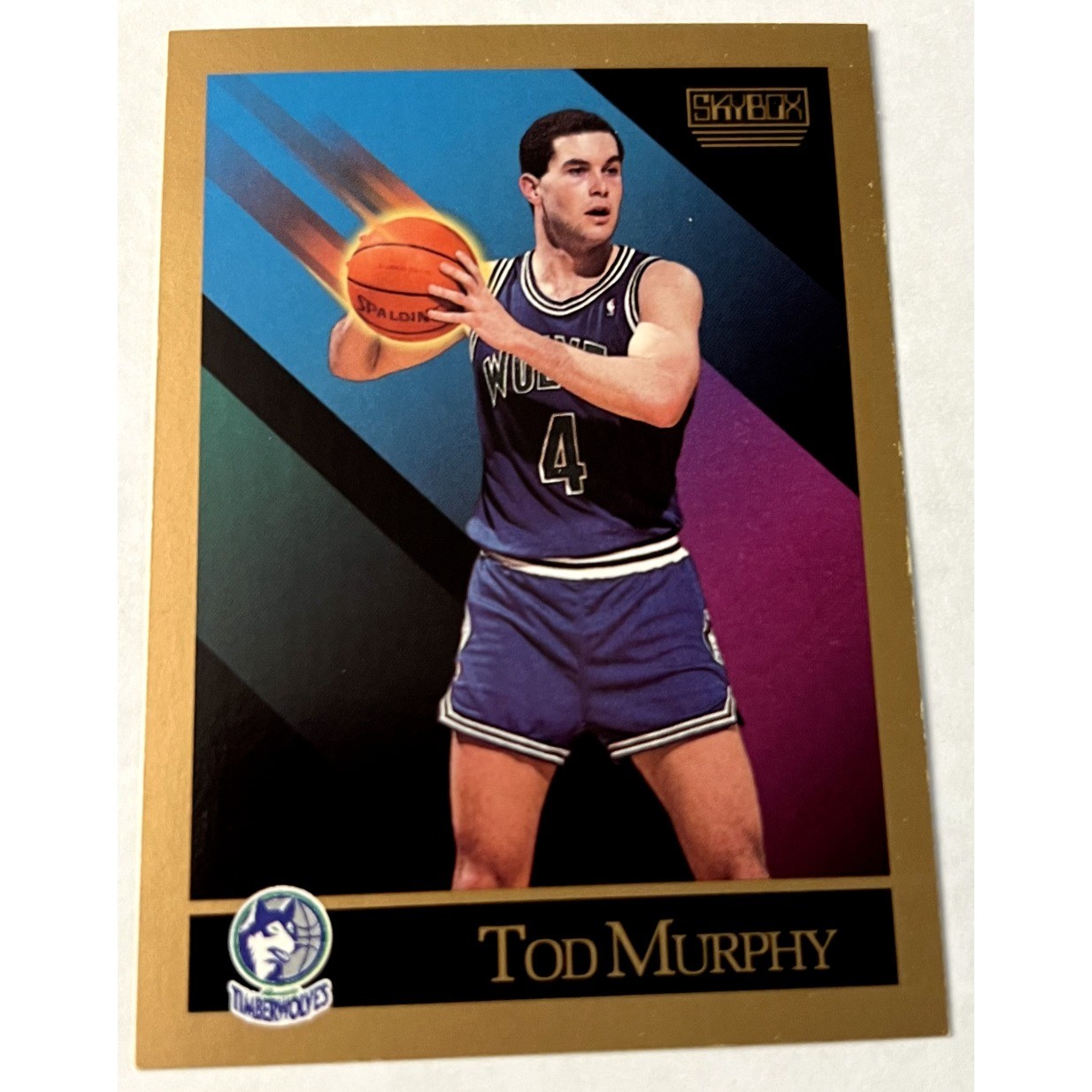 1990 SkyBox #172 Tod Murphy Minnesota Timberwolves NBA