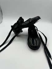 Bloch Little Girls Payment Leather Tap Shoes NWOT Sz 8M