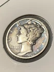 1939-P  Mercury Dime TONER 90% silver coin