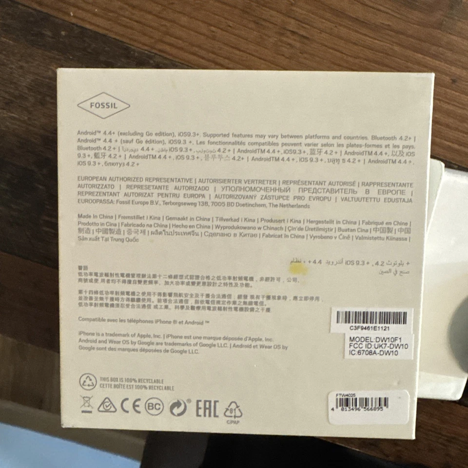 Fossil The Carlyle HR 5. Gen. Herren Smartwatch 44mm Edelstahlgehäuse - Bild 3 von 3