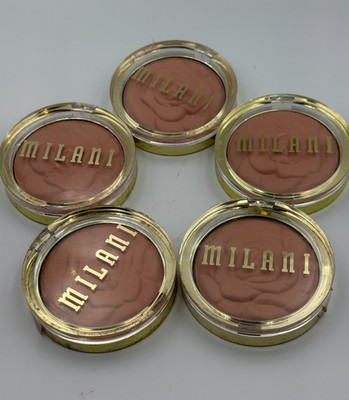 5 PACK Milani Rose Powder Blush 01 Romantic Rose SLIGHT DAMAGE, SEE PHOTOS