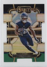 2023 Panini Select Concourse Black & Green Prizm Die-Cut Tyjae Spears #97 1ew5