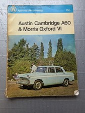 Pearson's Austin Cambridge A60 & Morris Oxford VI Inc. Varients Service Manual