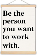 Motivational Wall Art Poster for Office and Home, 12x16 Inch
