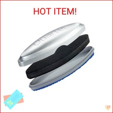 Quartet Glass Dry Erase White Board Eraser, Magnetic, Whiteboard Eraser, Silver