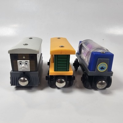 Thomas & Friends Wooden Railway Vehicles Lot Of 3 Learning Curve Fisher Price
