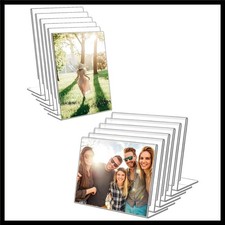 Elegant 12 Pack 4x6 Acrylic Frames   Stunning Photo Displays for Any Occasion