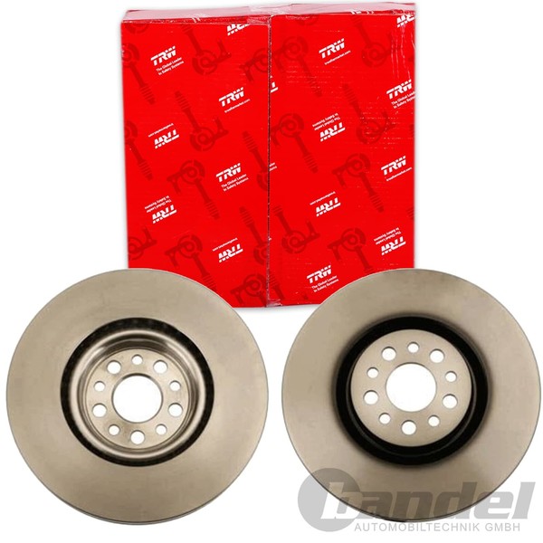 2X TRW Bremsscheiben 310Mm BelÜFtet Vorne Passend FÜR CitroËN C8 Fiat Ulysse-image