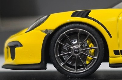 Porsche 911 (991) GT3 RS Racinng Yellow 2016 1:43 Minichamps