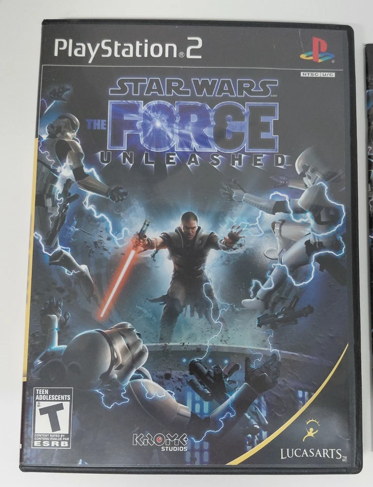 Star Wars: The Force Unleashed PlayStation 2 PS2 CIB En/Fr Manual - Image 2 of 4