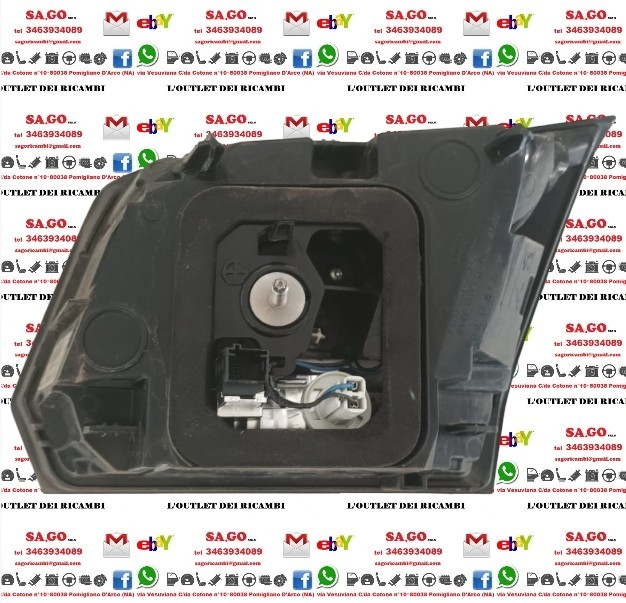 Stop Fanale LED Posteriore Sinistro Int Cofano Peugeot 3008 Ii°serie Anno 2017 - Miniatura 2