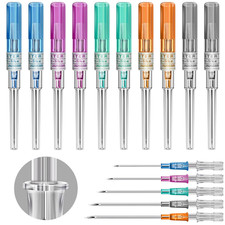 10Pcs Mixed Piercing Needles 14G-22G - Hollow Cannula Body Piercing Tools for