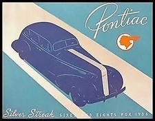 Pontiac Steel Running Board Set 1936 - Made in USA 16 Gauge