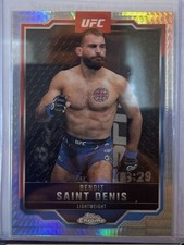 2025 Topps Chrome UFC - Benoit Saint-Denis #162 Prism Refractor