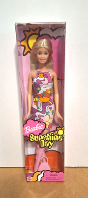 SUNSHINE DAY BARBIE BLONDE-MATTEL 2001-SUPER COOL DOLL, OUTFIT & GREAT BOOTS-HOT