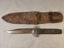 Rare 1920's KABAR/Olean/Union Cutlery Co. Hunting Knife Olean N.Y w/Sheath