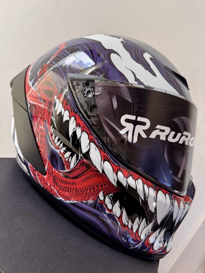Limited Edition Ruroc Moto Helmet RUROC EOX VENOM Full Face