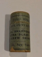Antique Vintage EAGLE Pencil Co. NY 604 New Old Stock Missing Screwdriver Rare