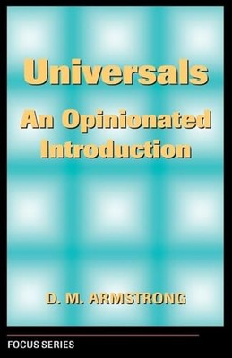 Universals: An Opinionated Introduction by D. M. Armstrong 9780813307725 NEW