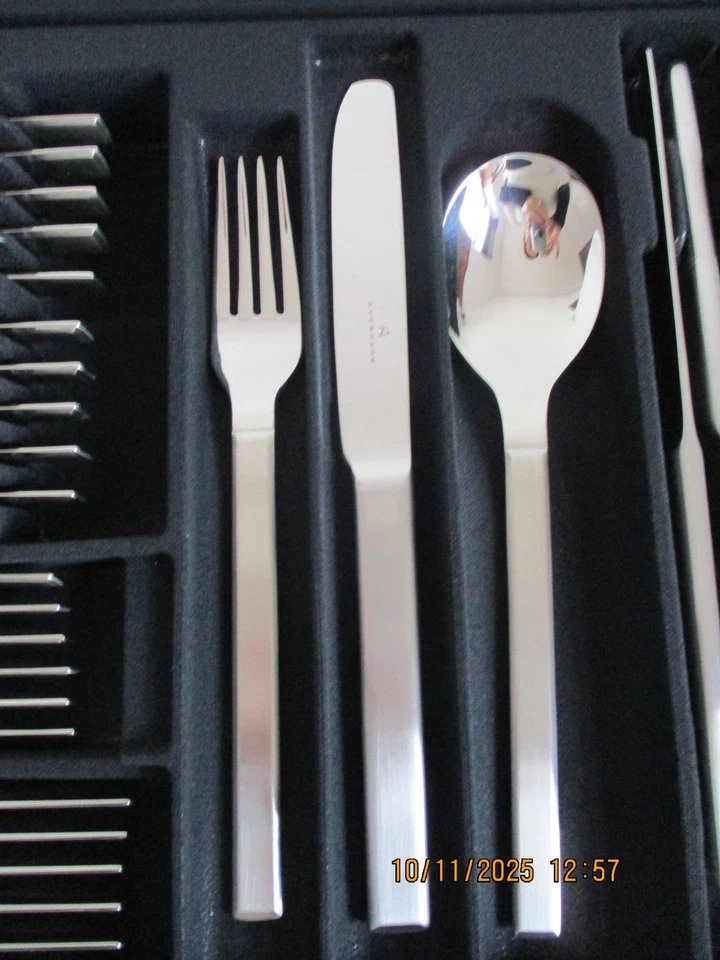 AUERHAHN BESTECK SZENARIO  30-TEILIG EDELSTAHL MATT, POLIERT - Bild 2 von 2