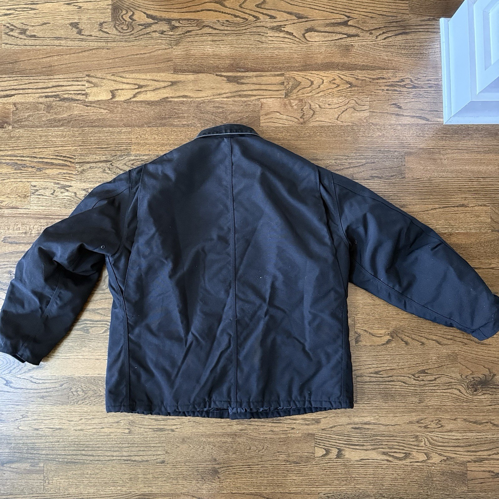 Carhartt C55 BLK 2XL Black Duck Work Jacket Quilted Heavy Canvas USA Detroit image 7