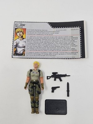 G.I. Joe 2006 G.I. Jane Viper Lockdown Complete With File Card *See Pictures*