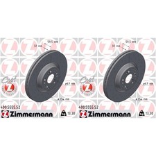 2x ZIMMERMANN BREMSSCHEIBEN 354mm GELOCHT VORNE passend für MERCEDES GLE | 400.5 2x ZIMMERMANN BREMSSCHEIBEN 354mm GELOCHT VORNE passend für MERCEDES GLE | 400.5