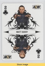 2023 Upper Deck AEW All Elite Wrestling Matt Hardy 2 of Clubs #PC-52 READ 0n5u