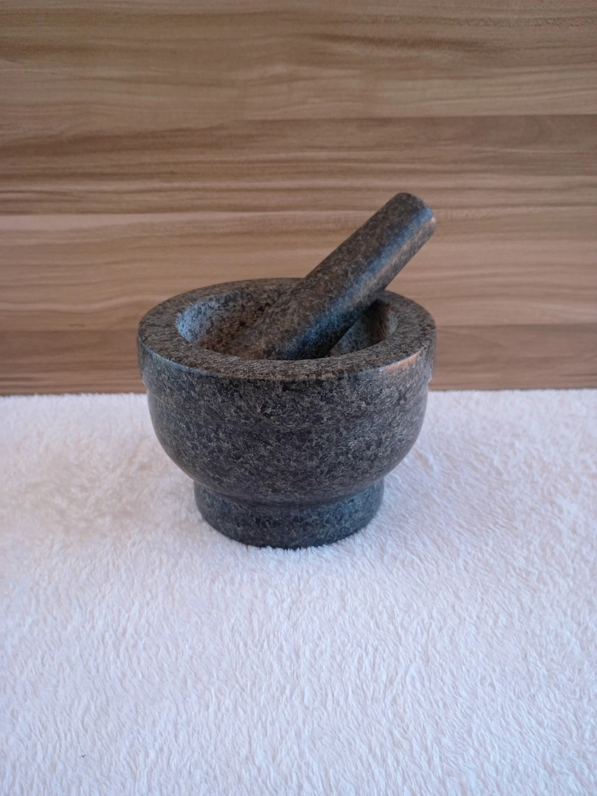Cilio Goliath Natural Granite Mortar and Pestle Set