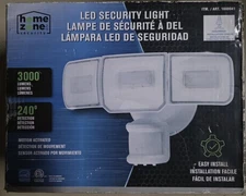 HOME ZONE LED SECURITY LIGHT 3000 LUMENS 240° DETECTION MOTION ACTIVATED SEALED