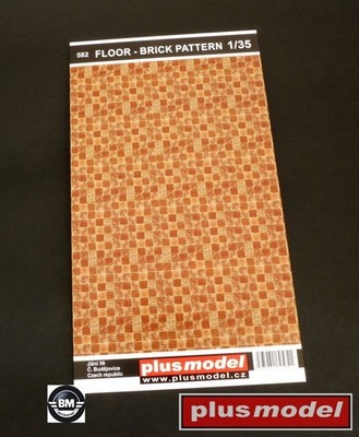 Plus Model Floor - Brick Pattern / Boden - Ziegelmuster Diorama 1:35 Art. 582