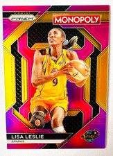 2024 Panini Prizm Monopoly Lisa Leslie PINK Prizm Card SP #/149 Sparks WNBA!