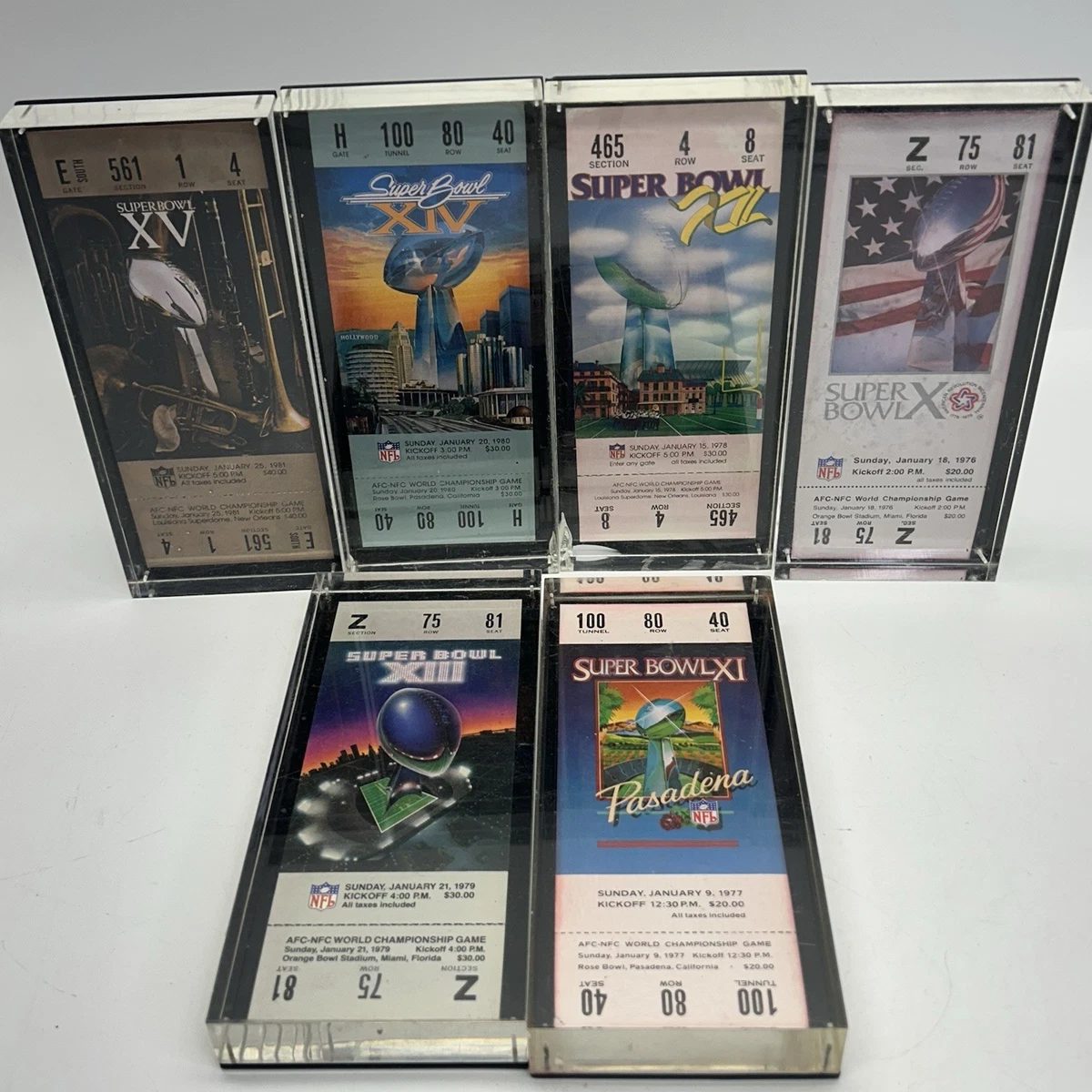 25+ Reproduction Football Vintage Sports Ticket Stubs for sale