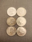 6 pc. 1966-69 Circulated Kennedy ½ Dollars - .400 Silver Coins