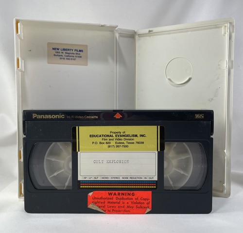 CULT EXPLOSION - New Liberty Films - 55 min Documentary - 1980's - RARE - VHS - Imagen 3 de 4