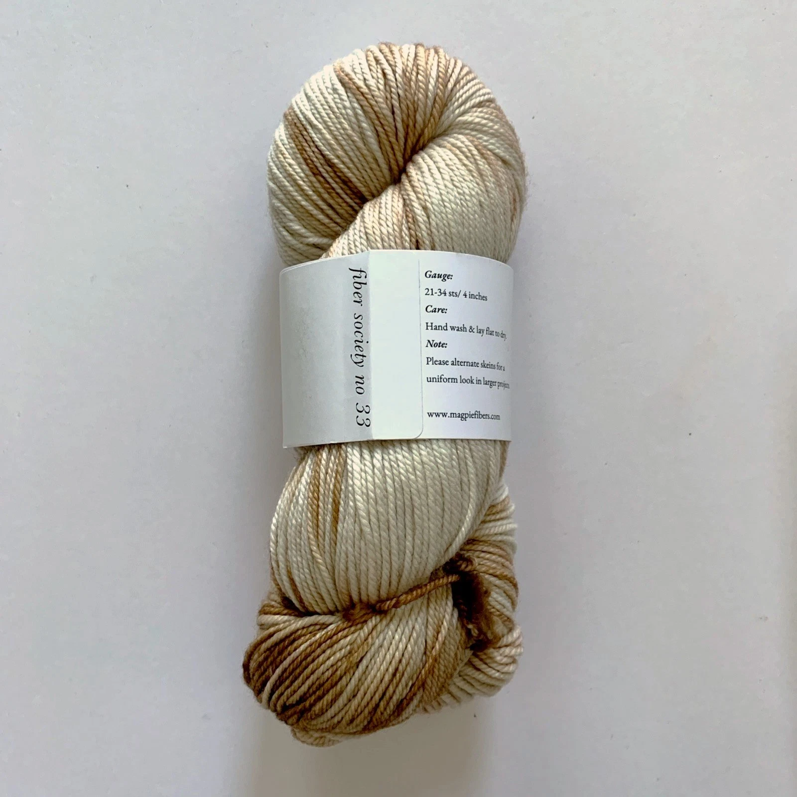 Magpie Fibers Swanky DK Yarn Merino Cashmere Fiber Society No. 33 - product detail image 2
