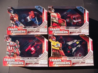 4 OPENED 100% COMPLETE TRANSFORMERS 2008 UNIVERSE VOYAGER CLASS FREE SHIPPING