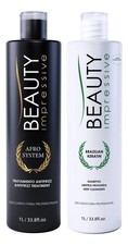TREATMENT KERATIN Afro System Beauty Impressive Progressive Kit 2x 33.8oz