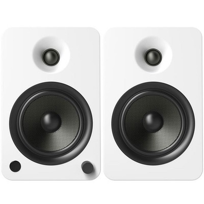 Kanto YU6 Powered Speakers with Bluetooth and Phono Preamp, Matte White #YU6MW