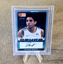 2022 Leaf Pro Set Power Joshua Minott PA-JM1 Blue Auto #d 82/99 