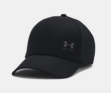 UNDER ARMOUR ArmourVent Low Men's Adjustable Cap Hat Black 1383440-001 NEW