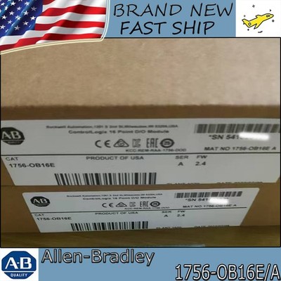 [US Seller] New AB 1756-OB16E  ControlLogix 16 Point D/O Module Same Day Ship